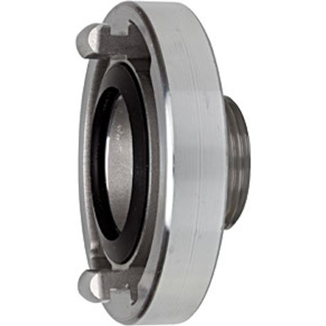 Riegler Storz-Festkupplung, Alu, Storz-Größe 52-C, KA 66 mm, G 2 AG (1/3)