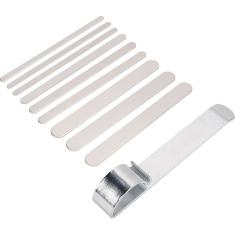 Kit d'outils pour plier les bracelets, outil de pliage de bracelets en acier allié haute dureté, livré avec 9 tiges en aluminium, adapté à la fabrication de bracelets de bijoux DIY. (1/5)