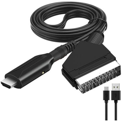 Convertisseur péritel vers Hdmi adaptateur Audio vidéo pour Hdtv/dvd/décodeur/ps3/pal/ntsc Starlight (1/4)