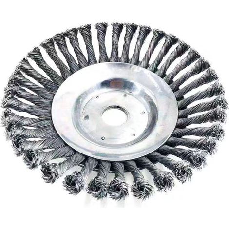 Kaelt - Tête de brosse de dépoussiérage brosse de désherbage 8 pouces 200 × Brosse de dépoussiérage universelle à tête de 25,4 mm, accessoires de pointe de paillage de fil d'acier outils de jardin bro (1/5)