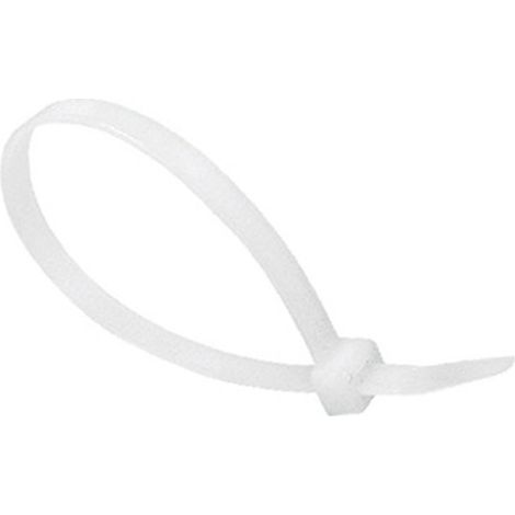Bolsa de 100 bridas de nylon 3,6x200mm blanca index