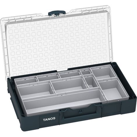Tanos Systainer³  Organizer L  89 con  10 cajas  de inserción  antracita (RAL  7016)  - 83500008