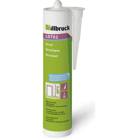 LD702 cartucho acrílico gris 310ml Illbruck (por 20) (1/5)