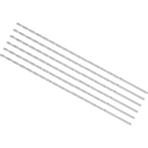 6-Pièces Extra Longue Torsion Perceuse Mèches Haute Vitesse Acier (1/5)