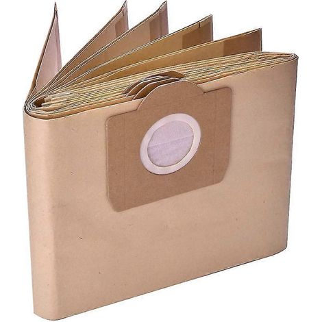 Paquete de 10 bolsas de filtro de papel para polvo 6.959-130.0 A 2201/2204/2504 para aspiradora húmeda y seca Wd3 Wd3p Re (haoyi( ) (1/5)