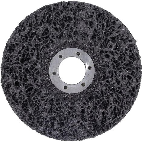 Roue De Décapage, Disque De Décapage De Peinture Noir Résistant à la Rouille Et à Faible Bruit De 4,5 Pouces pour Acier Inoxydable (1/5)