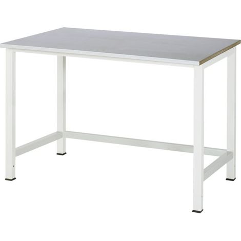 Rau table de travail plaque de recouvrement en tôle d'acier LxPxH 1250x800x825 mm (1/4)