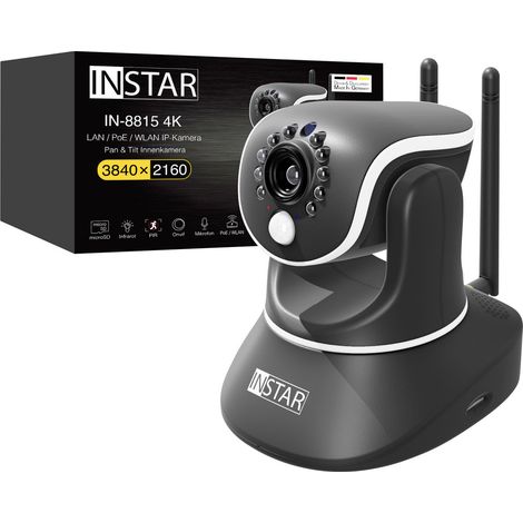 INSTAR IN-8815 4K POE/WLAN schwarz 18005  IP  Überwachungskamera