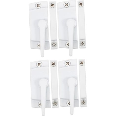 Lot De 4 Films Crescent Lock Pour Grange Produits Pour Fenêtres Sans Clé Portails Électroniques Poignées De Porte Coulissantes À Double Porte Cadenas Kit De Loquet