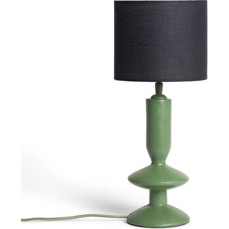 Lámpara de Mesa Resina Tinola Daleth Verde