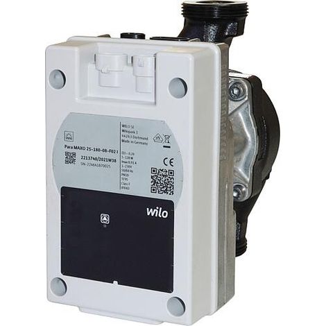 Circulateur Wilo Para Maxo 25/8-180 pour la séparation du système solaire Easyflow Solo HE