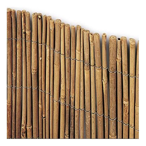Arella stuoia cannette bamboo 150x300cm bambù intera rilegate recinzioni TIME (1/2)