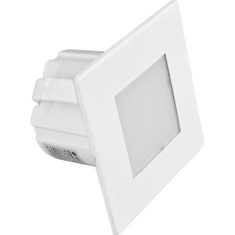 LED-Treppenleuchte 1,2 W quadratisch weiß DPM (1/5)