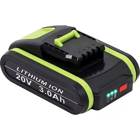 La batterie au lithium remplace la batterie pour outil électrique Worx 20V 3AH WA3551 WG169 WA3516 3X372 (1/5)