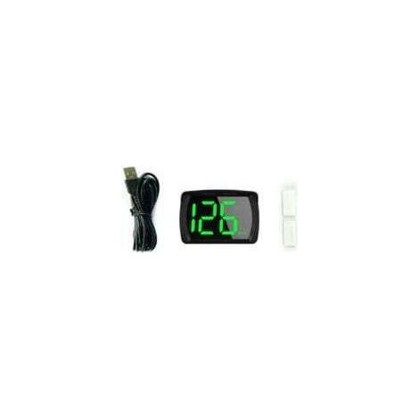 Compteur de vitesse GPS HUD intelligent, affichage avant pour voitures, camions, SUV et motos, km/h/mph avec grand écran LED (1/4)