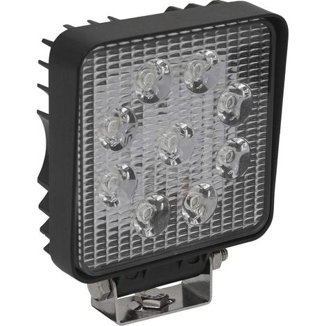 LED3S Lampe de travail LED 27 W 2160 lumens Certifié ECE R10 Certifié IP68 Support réglable (1/4)