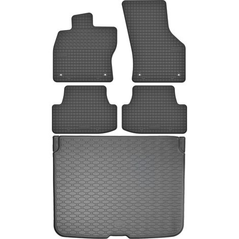Set di tappetini in gomma per auto e tappetino per bagagliaio per Audi Q2 Crossover dal 2017