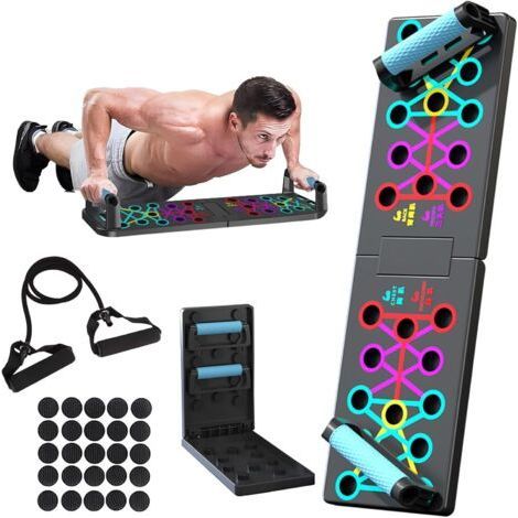 Push-up board for gym 12 in 1 home gym, foldable push-up board, bodybuilding training equipment, multi-function training equipment (1/4)