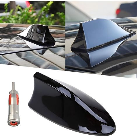 Antenne Aileron Requin-Antenne universelle , Antenne de Signal Radio FM/AM Auto-adhésif Imperméable Universel, Décoration de voiture (1/5)