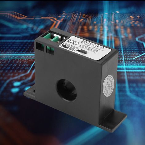 Transducteur de courant alternatif 0-50A vers signal continu 0-5V, transformateur d'intensité AC, convertisseur pour mesure industrielle SZT15-CH-5V (1/5)