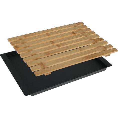 TAGLIERE PER ALIMENTI CON VASSOIO cm 38 x 27,2 x 2 cm 38 x 27,2 x 2