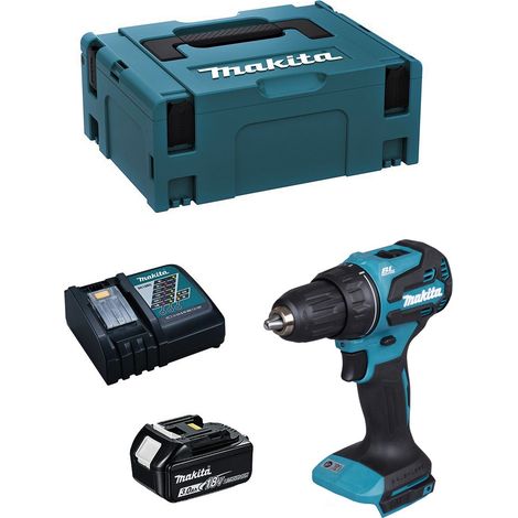 Trapano Avvitatore MAKITA DDF490RFJ1 (1 x 3,0 Ah + DC18RC + MAKPAC 2)