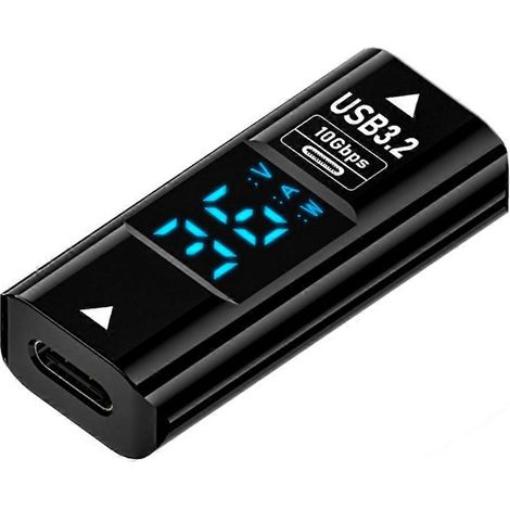 Adaptateur USB-C vers USB-A femelle 10 Gbit/s QC36W, coupleur USB 3.2 pour une alimentation et un transfert de données efficaces. (1/5)
