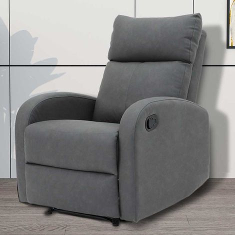 Fauteuil relax Scotland - noir (1/5)