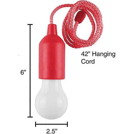 Lampe suspendue LED créative d'extérieur, ampoule à piles, cordon coloré, accessoires pour camping, voyage, pique-nique et barbecue