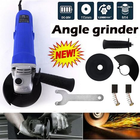 Meuleuse d'angle électrique 115mm Petite meuleuse d'angle robuste 12000RPM 1000W Outil