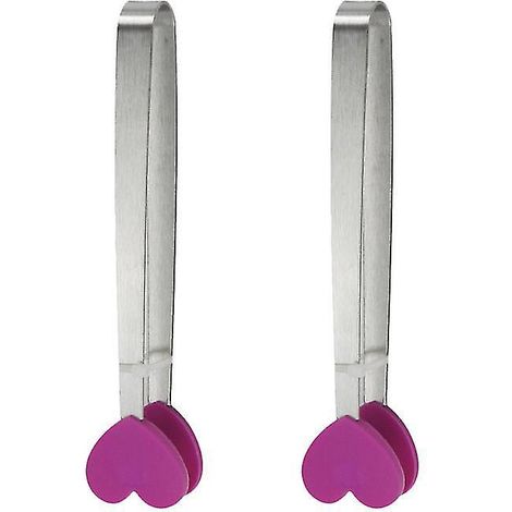 2 Stück herzförmige Lebensmittelclips