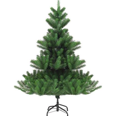 Sapin de Noël Artificiel Nordmann Vert 120 cm, Décoration de Noël (1/5)