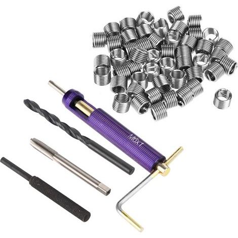 Kit di riparazione filettatura per inserti filettati in acciaio inox 304, strumenti di installazione per inserti tipo Helicoil M6x1.0 1.5D (1/5)