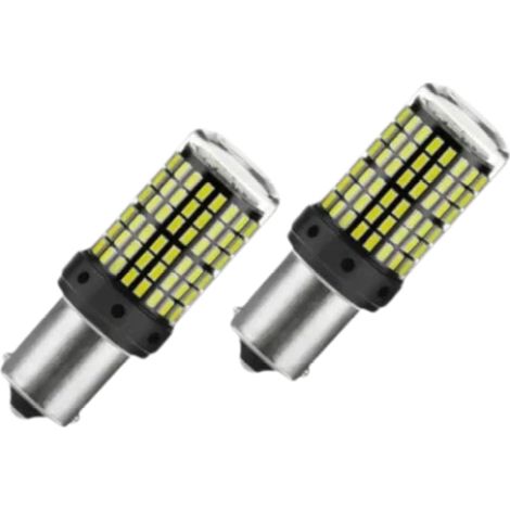 Ampoule Led Ba15s - 12 V - P21 W - 144 Smd 3014 - Feu Arrière Frein Clignotant - 2 Pièces (1/5)