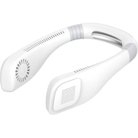 Ventola Collo a Mani Libere – 360° – 3 Velocità – USB – Sport/tempo di Viaggio/Campeggio – Luce (1/5)
