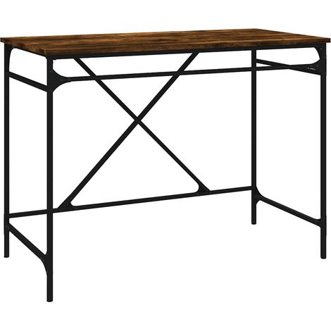 Maison Exclusive - Schreibtisch Räuchereiche 100x50x75 cm Holzwer