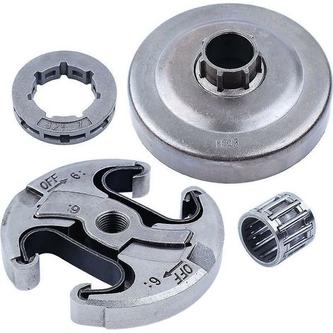 SEENLIN Tambour d'embrayage Embrayage Assy Pignon Jante Kit de roulement à aiguilles pour 340 345 346xp 350 351 353 445 450 E Tronçonneuse Qyroadwolf (1/4)