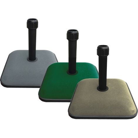 BASE PER OMBRELLONE KROMA 45X45 CM VERDE KG25