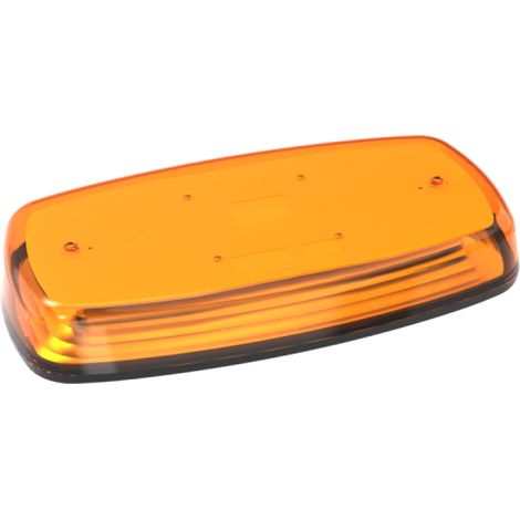 Orange 12–24V LED-Notfall-Signalleuchte (Rundumleuchte) mit Magnet für Pannenhilfe, Abschleppplattformen und mehr.