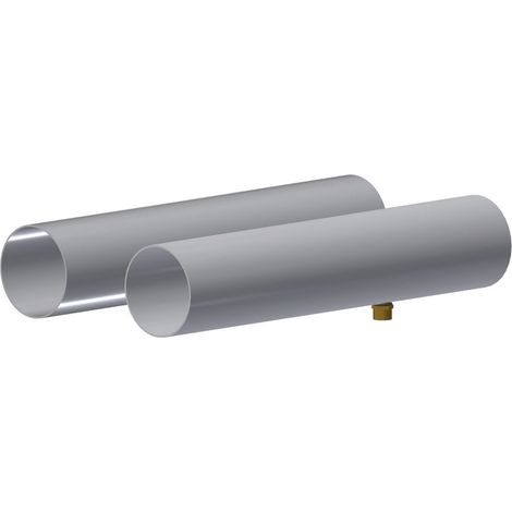 Meltem Außen- und Fortluftrohr M-WRG-II LR 50-KA, DN 100 2x 0,5m, mit Kondensatanschluss 1/2" Außengewinde