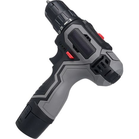 Kit visseuse-perceuse sans fil 12V 1500mAh 25+1 réglages couple 2 vitesses à variation infinie bois métal mur vissage dévissage bricolage meubles électroménager jouets chargeur UE (1/5)