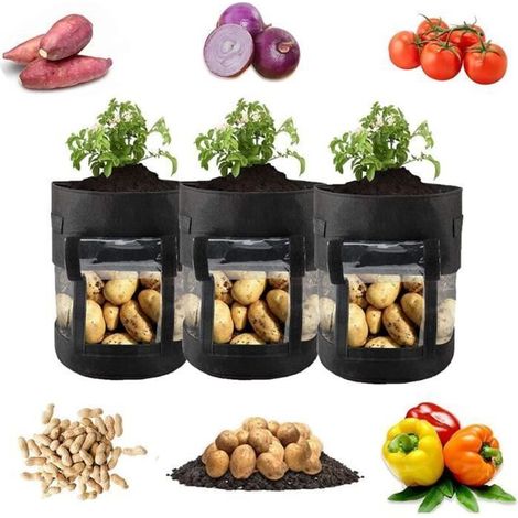 Potato Grow Bag with Handles, Ideal for Potato Planting and Cultivation (1/4)