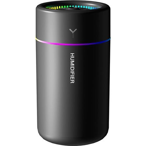 Mini-USB-Tischluftbefeuchter mit farbigem Umgebungslicht und leiser Vernebelungsfunktion tragbarer Mini-Luftbefeuchter für Büro, Schlafzimmer, Auto und Zuhause. (1/5)
