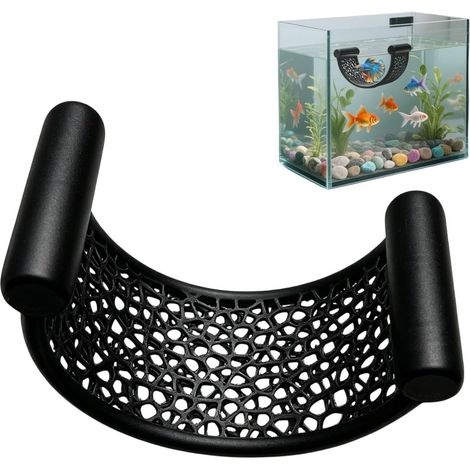 Repose-Betta Perchoir Aquarium En Forme De U Rebord Décoration Aquatique Zone Repos Pour Betta Pour Aquarium Planté, Paludarium, Maison Et Bureau, Crevette, Corydoras, Guppy (1/5)