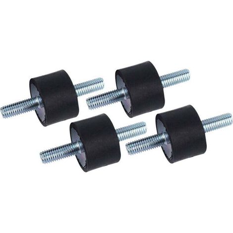 4pcs M8 30 20 Amortisseur de Chocs en Caoutchouc Anti-Vibrations Amortisseur de Tampon Pompe de Compresseur d'Air