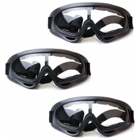 Pr 3Pack Lunettes de Sécurité pour Enfants,jeux de plein air pour enfants Lunettes de protection pour Nerf N-Strike Pistolet Elite Jeu de pistolet Protection des yeux et pour le travail en laboratoire (1/5)
