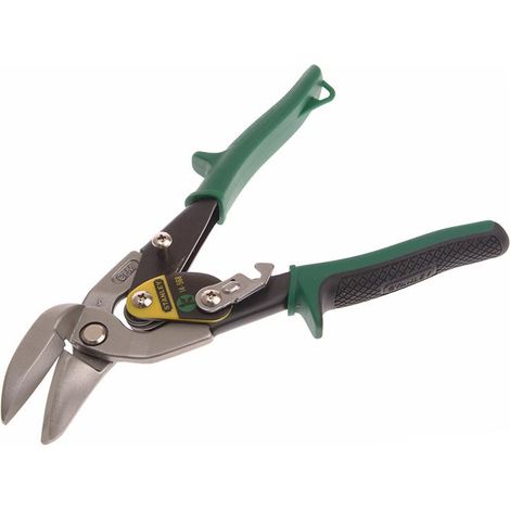 Green Offset Aviation Snip Right Cut 250mm (10in)