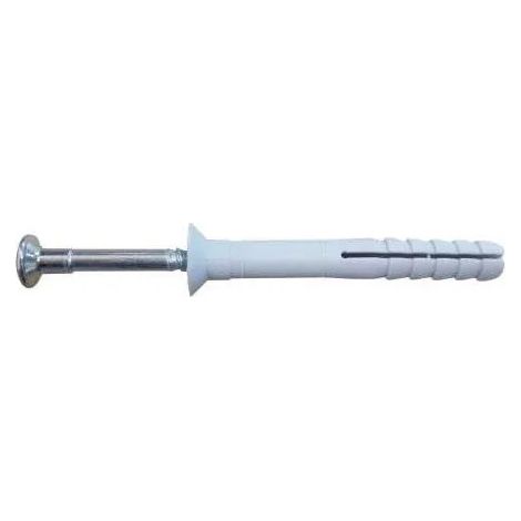 Ing Fixations – Cheville à frapper tête fraisée – 6x60mm – Lot de 100 – Pour béton armé – Expansion rapide par frappe – Vis en acier 5,8mm