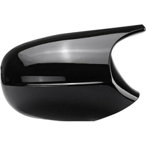 1 pair of glossy black rearview mirror covers suitable for 2009-2012 BMW 3 Series E90 E92 E93 (1/4)