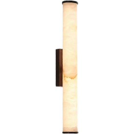 Applique murale en marbre naturel, style moderne et épuré, pour salon, chambre, chevet, escalier ou hall d'entrée. (1/5)